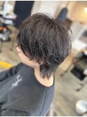 マッシュウルフ×ニュアンスパーマ