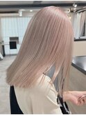 ミルクティーベージュダブルカラーインナーカラーケアブリーチ