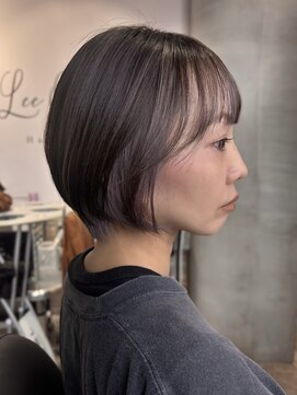 リーオオサカ(Lee Osaka) 【大人のデザインカラー】似合わせショート×透明感カラー