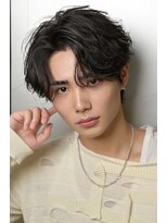 ルーシー 福岡大名店(LUCEY)&nbsp;スパイキーショートメンズカットツイストスパイラルパーマメンズ