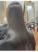 白髪あっても問題なし髪質改善シルバーグレーカラー