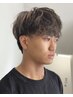【立体感と透け感を】　カット＋ハイライト＋INBORN TR