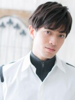 モッズヘアメン 札幌月寒店(mod's hair men)&nbsp;20代30代ダークブラウン刈り上げフルバングマッシュｒ札幌月寒