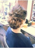 結婚式・パーティーに♪ラフなツイストシニオン!