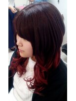 髪こうぼう&nbsp;エクステグラデーション