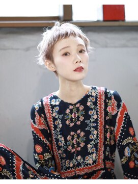 ルタ(LuTa by siesta＆LiCO) LuTa☆吉祥寺ホワイトミルクティーベージュ×アンニュイショート