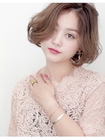 ヘアアンドケア エジェリラボ(hair&care egerie lab)&nbsp;【高崎の大人女性に人気】前髪なしのふんわりウェーブボブ
