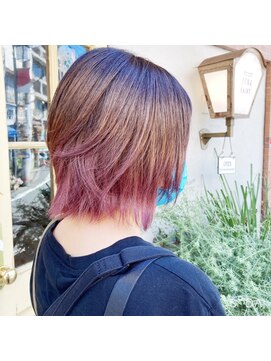 ヨナサン(Yona Saint) ブリーチ裾カラー☆ピンク