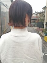 ブルー(BLUE)&nbsp;#BLUE　ミニ外ハネボブ