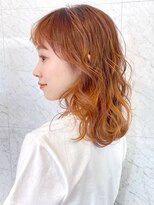 アイティーバイアルバム 八王子店(IT by ALBUM)&nbsp;ピンクグラデーション_ラベンダーカラーくびれミディ_ba321542