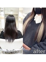 ヴォーグ(VOGUE) シールエクステでイヤリングカラー☆