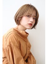 サンク ヘア アンド スパ パルシェ店(CINQ hair&spa) 《CINQ》勝見 ハイトーンベージュ×ふんわりボブ♪