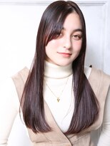 クラッチムク 博多口(CLUTCH muk.)&nbsp;大人可愛い２０代３０代４０代小顔　暗めカラー 胸上 E1