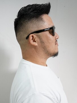 ワンワンオー バーバーショップ 長浜店(@110 BARBER SHOP) 30代～40代オススメ　クロップアップバング