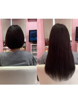 ヘアエクステンションサロン キュッキュ 鹿児島店(Q9) before    after   2