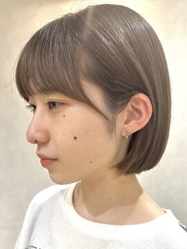 ロンドブルーム 天神大名店(Lond Bloom) 大人ショートボブ丸みショートカットマッシュショート前髪あり