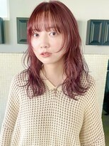 ディッセンバー 渋谷(December)&nbsp;ブリーチなし/ダブルカラー/ピンクブラウン/ボルドーカラー