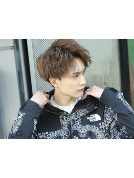 【中崎町ど真ん中*何度でも同価格で通いやすさ◎】メンズカット\4,300/メンズカット+メンズパーマ\7,500～