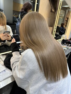 ロンドワン 三宮元町(Lond one) ダブルカラーブリーチ/ベージュ/髪質改善酸熱トリートメント