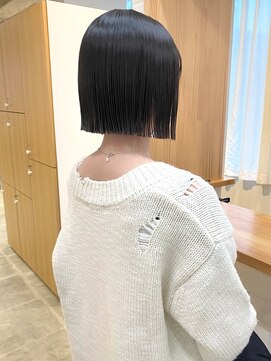 ハイフ(haif) 【haif】パツッとミニボブ