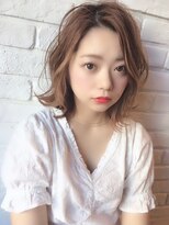 イメチェン/似合わせカット/フルバング/レッドブラウン/錦糸町
