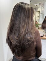 エヌ トーキョー(enu TOKYO) 海外レイヤー ハイライト ベージュカラー