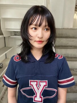 カシェ ナカザキ(CACHE NAKAZAKI) レイヤーカット/ミディアムレイヤー/フェイスレイヤー