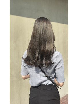 ユニコヘア(unico hair) ロング×オリーブグレー