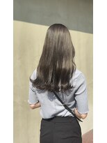 ユニコヘア(unico hair) ロング×オリーブグレー
