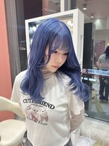 リー 梅田(Lee)&nbsp;Ryosuke/ブリーチ2回目安/ブルー/ブルーラベンダー/ネイビー