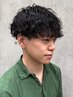 【沖田指名限定】メンズカット+波巻きパーマorツイスト系パーマ(学生10％off)