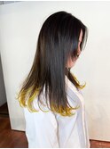 【諒】エンドカラー裾カラーデザインカラーケアブリーチカラー