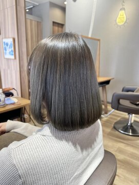 レイ 万博記念公園店(Ray) 艶ボブ/オリーブカラー/つくば美容室