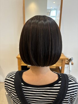 ビレア 尾張旭店(BELEA) 暗髪/簡単スタイリング/シンプルボブ