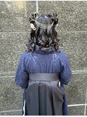 お団子ハーフツイン
