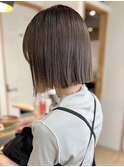 小顔タッセルボブ×似合わせカット[ボブ/縮毛矯正/丸型卵型】