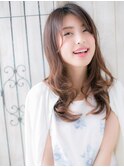 辻堂/髪質改善/斜めバング×デジタルパーマレイヤーロングf