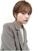 ハイライトバレイヤージュダブルカラーショートカット30代40代
