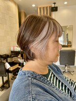 リノアバイフェリア(LINO’A by felia)&nbsp;30代40代50代◎フェイスフレーミングで白髪ぼかし◎大人ショート