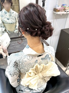 カリーノ 表参道(CARINO) 【浴衣ヘア】サイドアップ