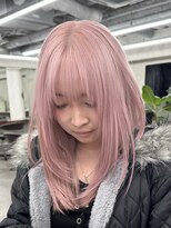 ニコ トウキョウ 渋谷(nico TOKYO)&nbsp;ホワイトピンクダブルカラー/ケアブリーチ/ハイトーン