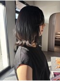 レイヤーロブ×ダークグレージュ