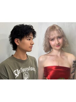 【メンズパーマ・レディースパーマ】自宅での再現も簡単な“無造作モテパーマ”。毎日のセットも楽に。