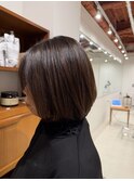 ボブ＋ケアストレート