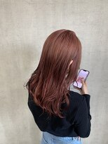 トリコ(ToricO)&nbsp;ピンクブラウン　ピンクベージュ　ダブルカラー　ブリーチカラー