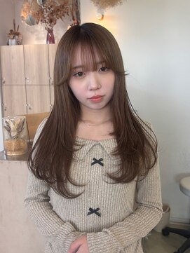 ヴィンスジオ 岐阜駅南(vince gio) レイヤーカット/ロングレイヤー/透明感カラー