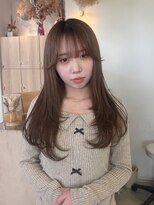 ヴィンスジオ 岐阜駅南(vince gio) レイヤーカット/ロングレイヤー/透明感カラー