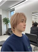 センターパートナチュラルニュアンスパーマ