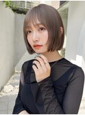 小顔イメチェンヘアスタイル前髪カタログ似合わせ外ハネボブ