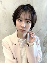 アフロート ルヴア(AFLOAT RUVUA)&nbsp;『岩田莉奈』新宿髪質改善　大人の魅力引き出す丸みショートボブ